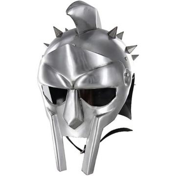 Gladiator Spike Helmet Hand Made With Free Stand